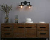 Double Bulb Vintage Country Style Wall Lamp